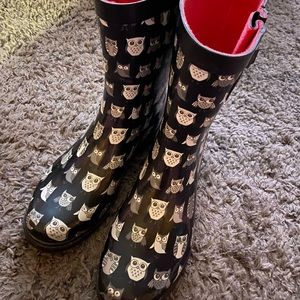 Owl Rain-boots!